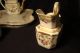 Antique Porcelain 6 Pc.  Handpainted Tea Set Tray,  Sugar,  Creamer,  Tea Pot 19 C. Teapots & Tea Sets photo 7
