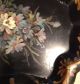 2 Small Antique Artist Signed Black Chippendale Gold Embellished Toleware Tray Toleware photo 2