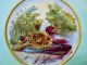 Antique Hand Painted Plate - Water Lilies - Gold Trim - Colors Plates & Chargers photo 2