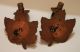 Pair Of Old Antique Arts And Crafts Style Copper Lamp Lamps Sconces Art Deco Arts & Crafts Movement photo 3