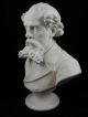 Large Antique Bisque - Parian Bust Of A Gentleman - Wild Figurines photo 1