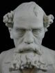 Large Antique Bisque - Parian Bust Of A Gentleman - Wild Figurines photo 2