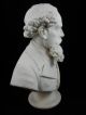 Large Antique Bisque - Parian Bust Of A Gentleman - Wild Figurines photo 4