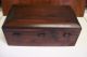 Vtg.  Wood Document Box/ Caddy With Lock /key / Circa 1950 Boxes photo 8