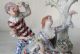 An Antique Meissen Figure Group Of Harlequin And A Lady. Figurines photo 2