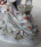 An Antique Meissen Figure Group Of Harlequin And A Lady. Figurines photo 3