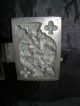 Antique Pewter King Of Clubs Chocolate Or Ice Cream Mold Metalware photo 2