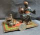 Cold Painted Solid Cast Bronze Bergman Austrian Style Street Merchant 1900`s Metalware photo 3