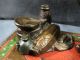 Cold Painted Solid Cast Bronze Bergman Austrian Style Street Merchant 1900`s Metalware photo 4
