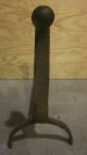 Antique Period 18th Century Andirons Metalware photo 2