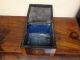 All Ca1820 Shell Inlay Tea Caddy Antique Box Boxes photo 7