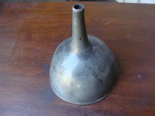 19th C Pewter Funnel, photo