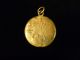 19th Century Solid Bronze Northwind Pendant With Fantastic Face Metalware photo 2