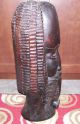 Hand Carved Wood Head - Made In Jamaica 1983 - Large Carved Figures photo 2