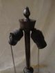 Antique Rare Salem Bros.  1 (sale M Bros W/boat) Cast Iron Table Lamp W/torch Stem Lamps photo 1