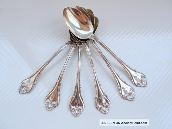 Antique Solid Sterling Silver Spoon Set From Transylvania - Certified Appraisal Metalware photo