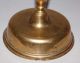 17th C Antique English Capstan Brass Candlestick Metalware photo 5