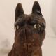 Rare Cast Iron Hubley Boston Terrier Door Stop Antique Doorstop Statue Dog Metalware photo 5