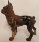 Rare Cast Iron Hubley Boston Terrier Door Stop Antique Doorstop Statue Dog Metalware photo 6