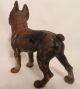 Rare Cast Iron Hubley Boston Terrier Door Stop Antique Doorstop Statue Dog Metalware photo 7