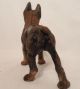 Rare Cast Iron Hubley Boston Terrier Door Stop Antique Doorstop Statue Dog Metalware photo 8
