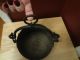 Antique Handmade Primitive Hanging Copper Cast Iron Cooking Pot - - Dovetail Metalware photo 3