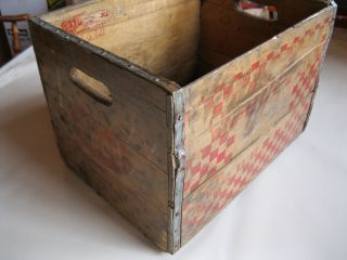 Vintage Hood Fresh Eggs Wood Crate photo