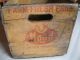 Vintage Hood Fresh Eggs Wood Crate Boxes photo 1