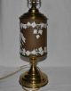 Antique,  Vintage Rare Wedgwood Brown Jasperware Lamp Works Great - Outlet - Us☀ Lamps photo 3