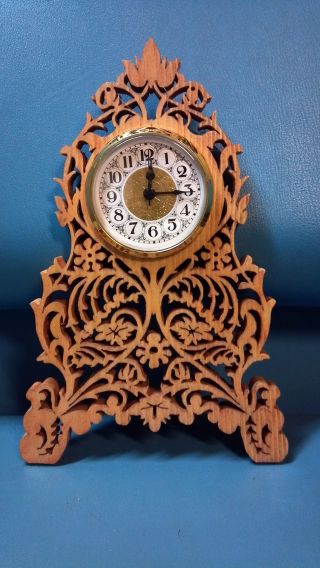 Fretwork Clock Face Is 3 