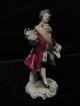 Antique German Volkstedt Lace Figurin Of A Romantique Victorian Gentleman Figurines photo 1