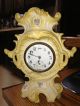 Vintage Antique Porcelain Clock Clocks photo 8