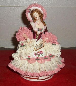 Exquisite German Dresden Porcelain Figurine 6 