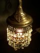 Stunning Antique Art Deco Table Or Desk Lamp /cut Crystal Lustres,  1920s, Lamps photo 1