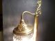 Stunning Antique Art Deco Table Or Desk Lamp /cut Crystal Lustres,  1920s, Lamps photo 4