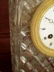 Rare 19th C French St Louis Crystal & Bronze Clock Charles X (1824/1830) Clocks photo 11