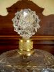 Rare 19th C French St Louis Crystal & Bronze Clock Charles X (1824/1830) Clocks photo 2