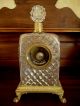 Rare 19th C French St Louis Crystal & Bronze Clock Charles X (1824/1830) Clocks photo 3
