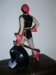 Italy Torino Porcelain Lady Sculpture Figurines photo 4