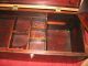 Antique Tool Machinist Wood Fishing Tackle Box Folk Art Handmade Estate Boxes photo 2