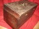 Antique Tool Machinist Wood Fishing Tackle Box Folk Art Handmade Estate Boxes photo 6