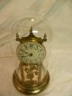 Antique German Kieninger And Oberfell Year Running Clock Under Glass Runs Fine Clocks photo 10