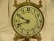 Antique German Kieninger And Oberfell Year Running Clock Under Glass Runs Fine Clocks photo 2