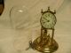 Antique German Kieninger And Oberfell Year Running Clock Under Glass Runs Fine Clocks photo 3