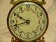 Antique German Kieninger And Oberfell Year Running Clock Under Glass Runs Fine Clocks photo 4
