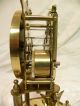 Antique German Kieninger And Oberfell Year Running Clock Under Glass Runs Fine Clocks photo 6