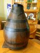 Antique French Wooden Staved And Iron Wine Jug Pitcher Other photo 4