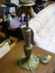 Early Reverse Painted Pittsburgh Table Lamp Lamps photo 8