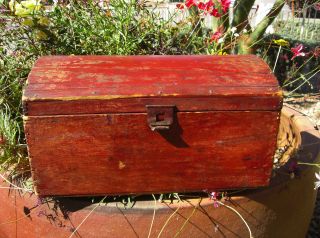 Antique Dome Top Document Box - Mid 19th Century. photo