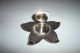 Metal Art Deco Ashtray Flower With Hinged Lid - Can Be Trinket Or Jewelry Box Metalware photo 6